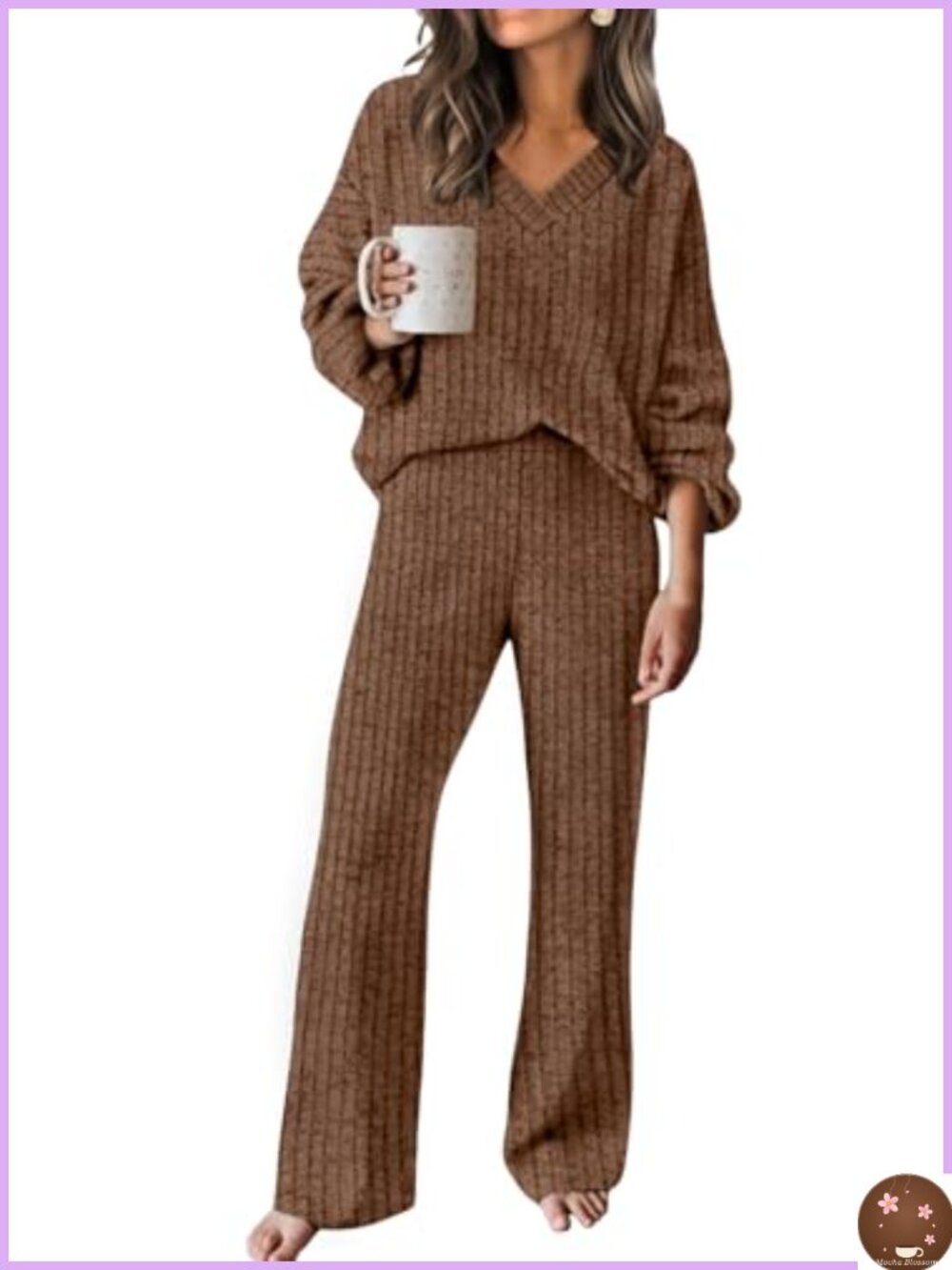 RUMIA Lounge Set for Women Travel Matching Sweater Fall Outfits buttery-soft